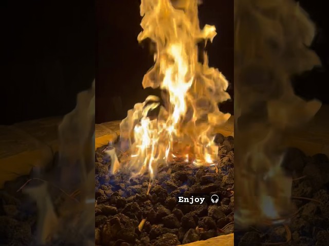 Enjoy some wonderful ASMR from this crackling fire 🔥 #asmrtingles #asmr #firesounds #asmrcommunity