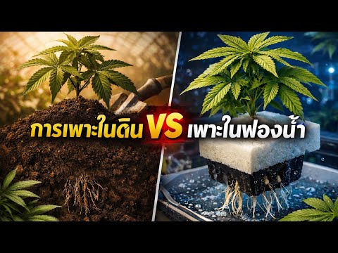 การเพาะในดิน vs เพาะในฟองน้ำ เลือกวิธีไหนให้ต้นกัญชาไปได้ไกลที่สุด?