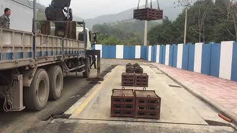Quy trình kiểm định trạm cân ô tô điện tử 100 tấn tại Cẩm Thuỷ Thanh Hoá