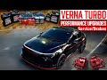 Hyundai Verna Turbo [Service/Brake] | AMSoil &amp; Brembo | Drum To Disc Conversion 😍🚀