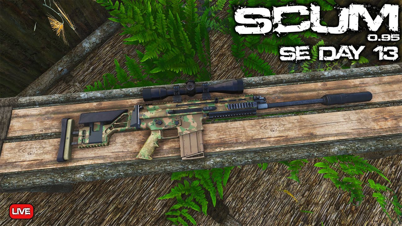 This Is My Rifle - S.E. Day 13 - SCUM 0.95 - Live Stream