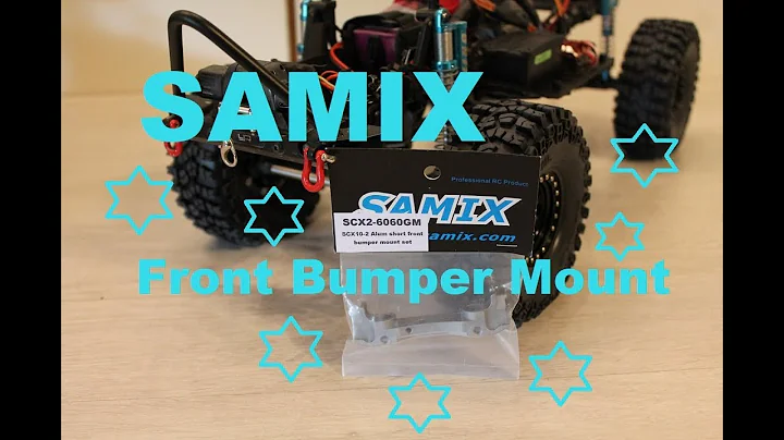 Axial SCX10 II Honcho Ep.14 -- SAMIX Aluminium Front Bumper Mount