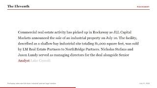 Rockaway sees new Aldi store, industrial sale and legal verdicts