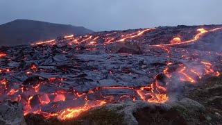TONS OF LAVA COMING DOWN FROM VOLCANO 07.06.2021
