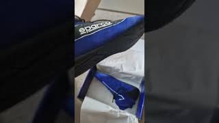 Sparco Slalom + racing boots opening