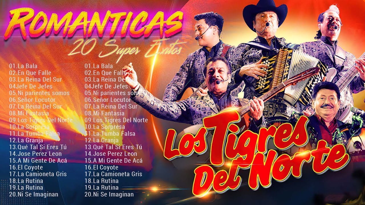 Los Tigres del Norte Mix Corridos - Viejitas canciones romanticas de