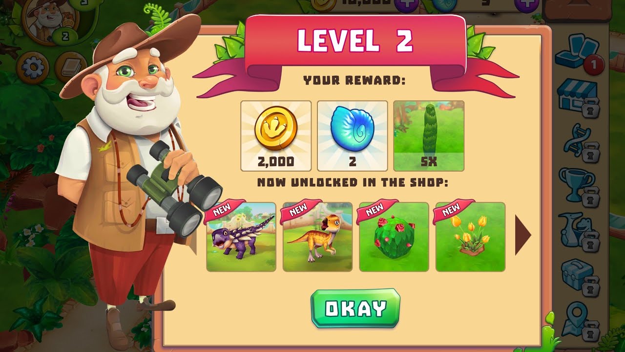 Dinosaur Park Primeval Zoo Level 1 gameplay