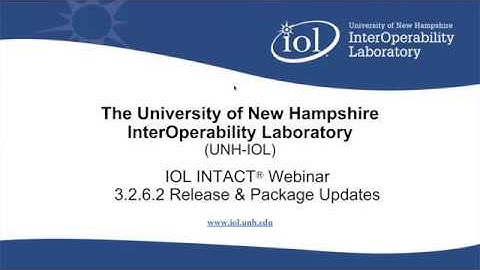 IOL INTACT Webinar for IPv6 Certification