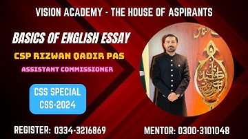 Basics of English Essay (CSS/PMS)