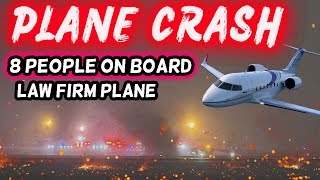 🔴 BREAKING: Law Firm–Owned Plane CRASHES at Bangor Airport | 8 On Board