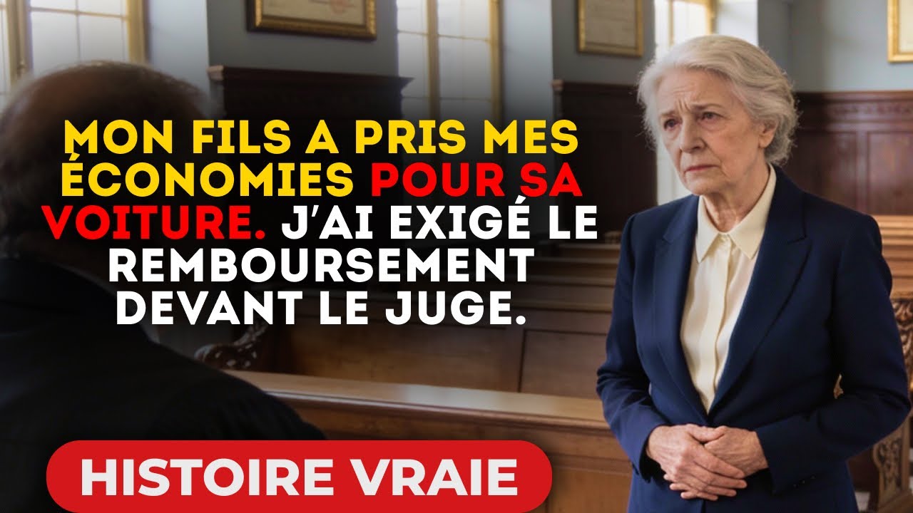 Mon Fils A Pris Mes Économies Pour Sa Voiture. J’Ai Exigé Le Remboursement Devant Le Juge.