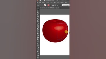 🎨 Shiny 3D Red Apple in Adobe Illustrator | Gradient Mesh Tutorial 🍎✨
