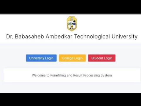 How to renewal and fill exam form for DBATU | DBATU Erolloment | 3 Sem Exam Form | New Portal