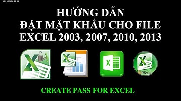 Tạo mật khẩu cho file Excel 2003, 2007, 2010, 2013, 2016, 2019 ✔️