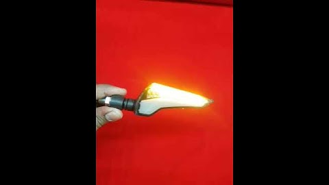 Bike indicator light modified running type Dual colour