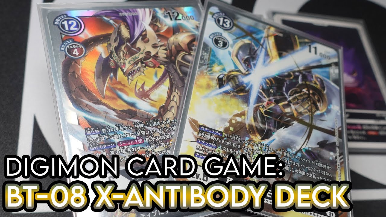 Bt 08 X Antibody Deck Profile Consitency Booster Digimon Card Game Youtube