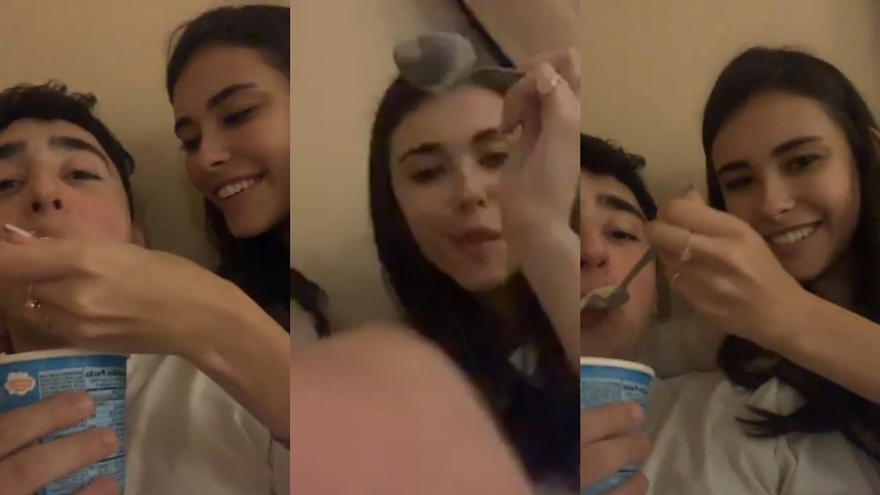 Madison Beer | Instagram Live Stream | 24 December 2018 w/ Boyfriend Zack Bia