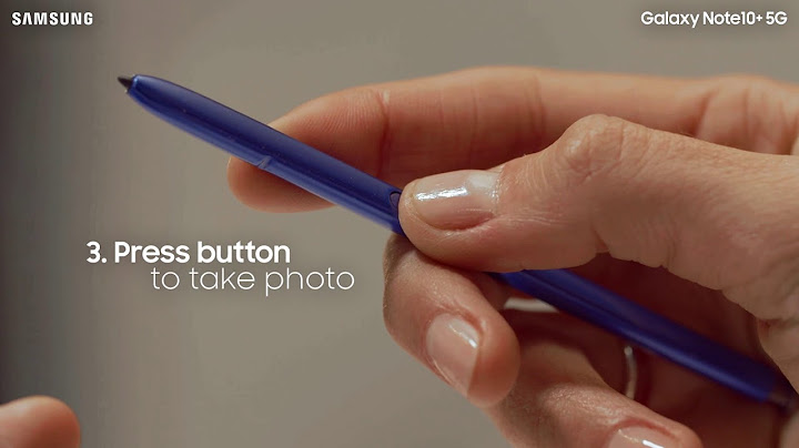 Galaxy Note10: S Pen Air Action With Ease
