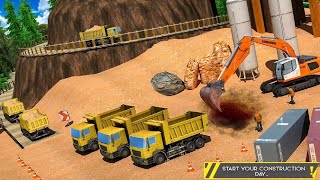 Sand Excavator Offroad Crane Transporter.Real excavator game. Android Gameplay screenshot 3