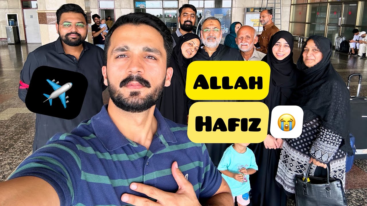 Safar-ay-Karbala✈️Airport py sari Family Emotional ho gai..😭