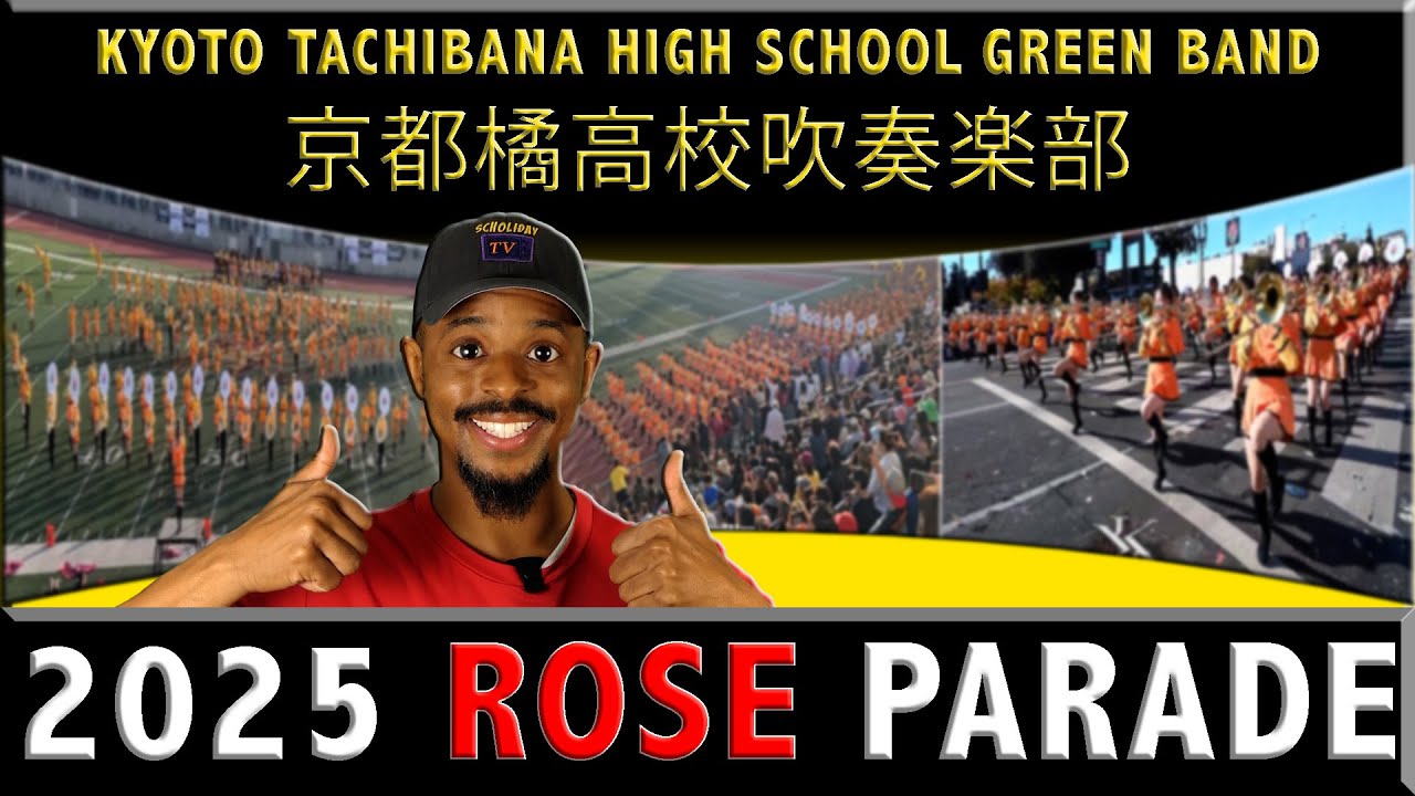 Реакция Стивена Холидея на парад роз Green Band High School Tachibana 2025