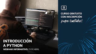 Curso Introducción a Python: webinar informativo
