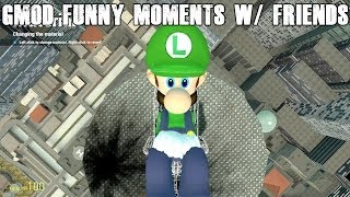 GMOD Funny Random Moments- Flying Fails, Cool Rainbow Explosions, And More!