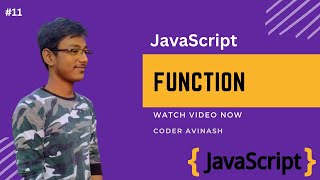 JavaScript L11 :- Function in JavaScript in Hindi #javascript #hindi