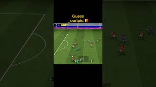 Guess the player name _ourtois🇧🇪 #shorts #shortsfeed #efootball #efootballmobile #football #pes