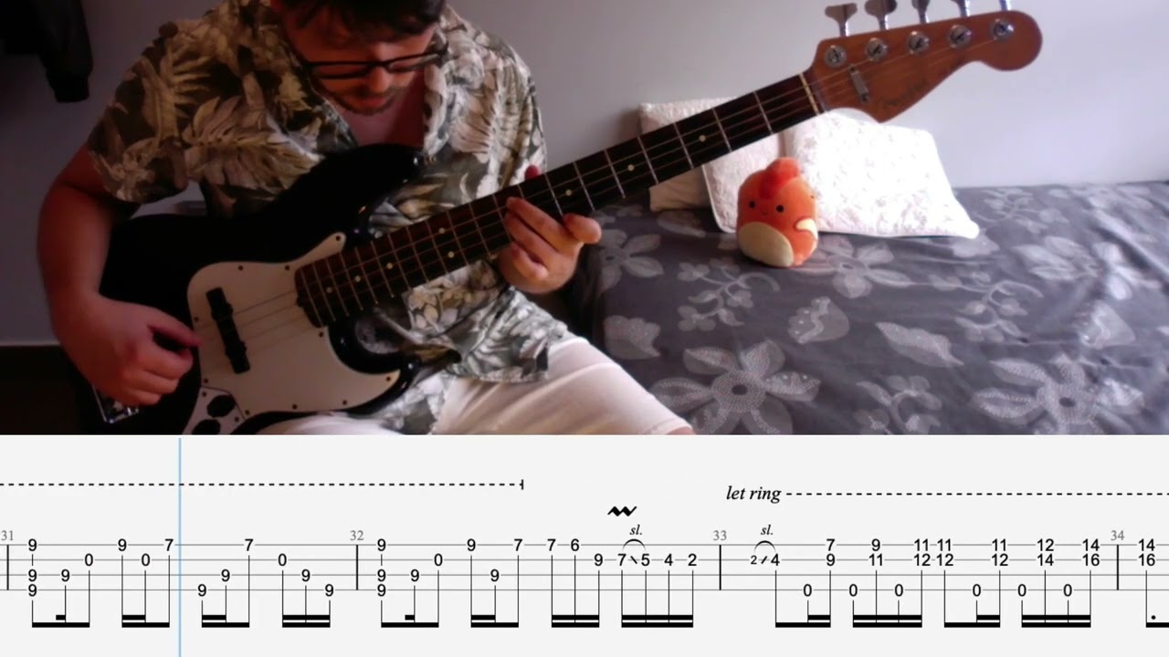 Stuart Hamm - Charlotte's Song (Bass cover with tabs)