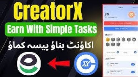 CreatorX App Full Overview 2025 || How to Withdrawal From CreatorX App || Full Guide Step by Step