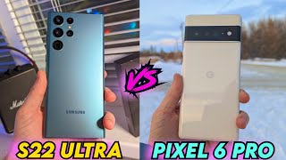 Galaxy S22 Ultra vs Pixel 6 Pro | Пиксель разгромлен?