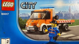 Сборка эвакуатор из LEGO CITY 60017