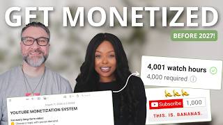 YouTube just changed monetization forever… do this before 2027 to get monetized fast.