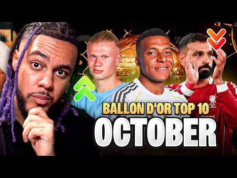 TOP 10 BALLON D OR POWER RANKINGS As Of October 2025
