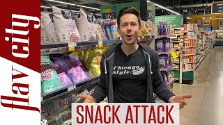 The HEALTHIEST Snack Foods At The Grocery Store - Chips, Popcorn, & More