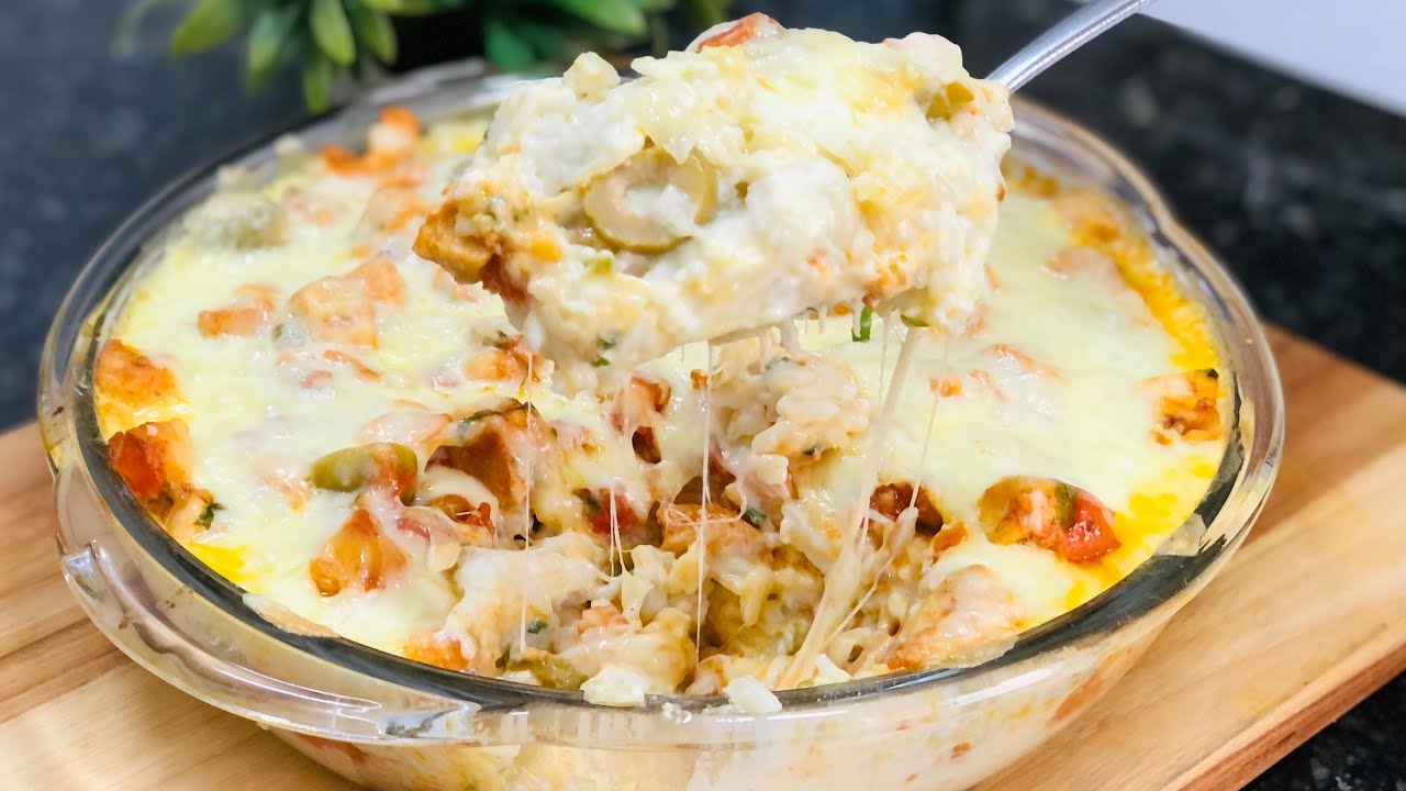 DEPOIS DESSA RECEITA VOCÊ SÓ VAI QUERER FAZER ARROZ ASSIM! FIZ COM SOBRAS DE ARROZ E FRANGO!! 😋❤️
