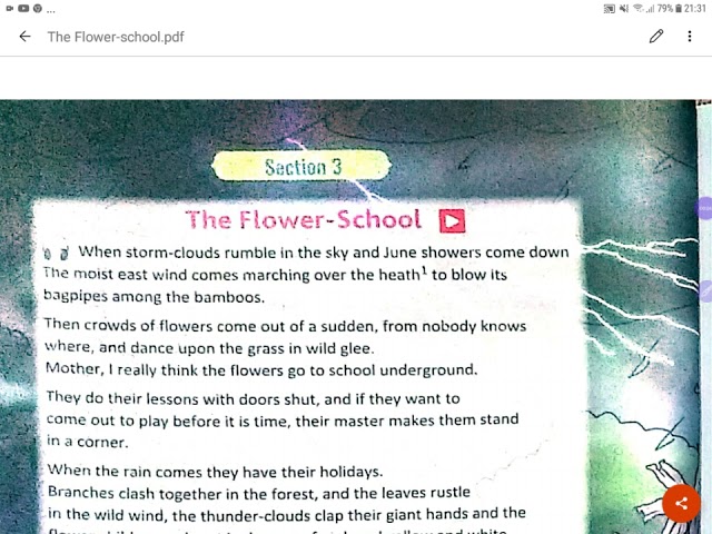 Flower School By Rabindra Nath Tagore