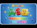 Preschool Learning 3 Year Old Activities : ABC Phonics, Color, Shapes, &amp; Numbers!