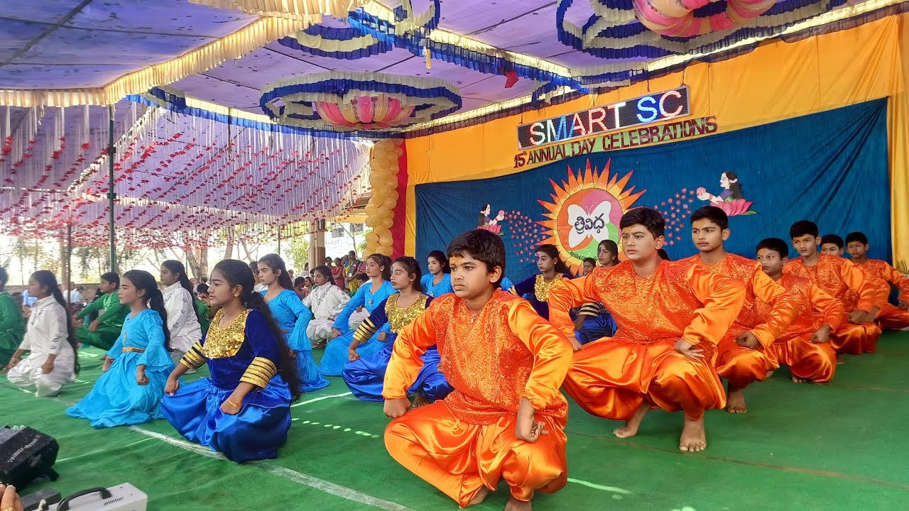 Breathtaking performance@Annual Day Celebrations☆THRIVIDHA E.M HIGH SCHOOL, KONERUPETA - NUZVID