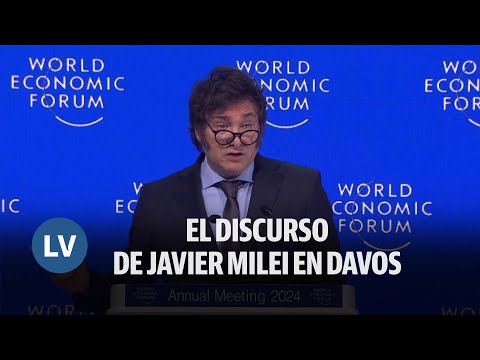 JAVIER MILEI EN DAVOS: “EL SOCIALISMO ES UN FENÓMENO EMPOBRECEDOR QUE FRACASÓ”