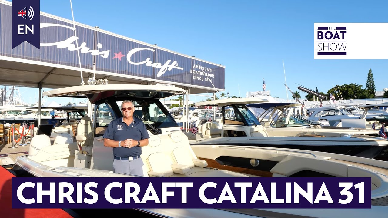 ⁣CHRIS CRAFT CATALINA 31 - Motor Boat Walkthrough at FLIBS 2025 - The Boat Show