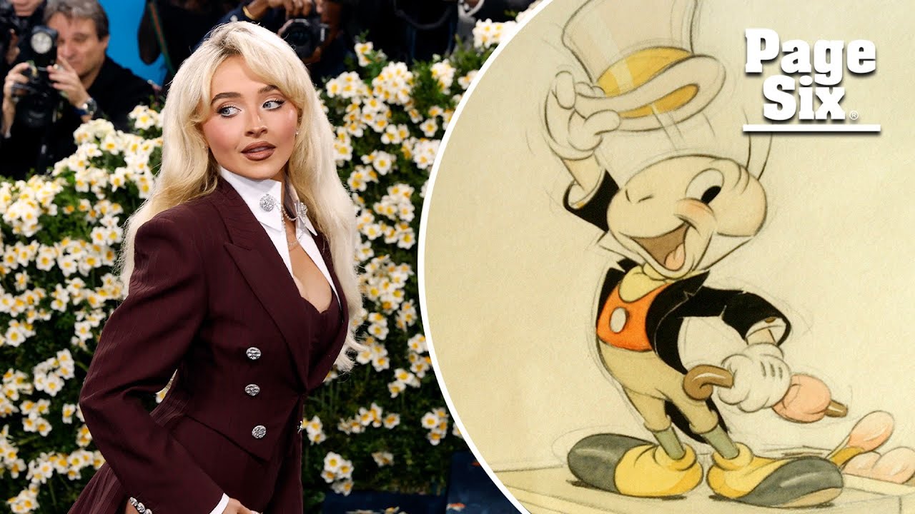 Is Sabrina Carpenter’s Met Gala look channeling a hot Jiminy Cricket?
