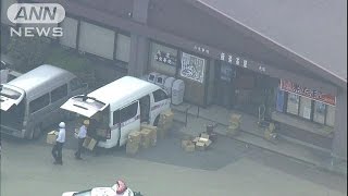 “黒たまご店”など、関係者ら70人以上が大涌谷へ(15/05/18)