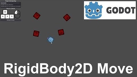 [MIT]Godot3 RigidBody2D Move & Shot Example