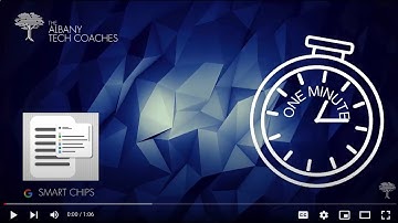 1 Minute Tech Tip- Smart Chips in Google