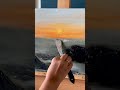 Oil on canvas Pallet knife sunset. #paintingsbytanvi #minimalism #oilpainting #indianart #artwork