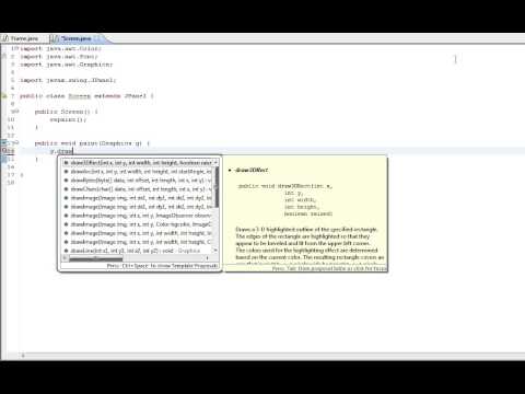 Java 2D Graphics - Drawing Lines: Episode 4