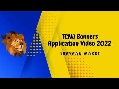 TCNJ Bonners Application 2022
