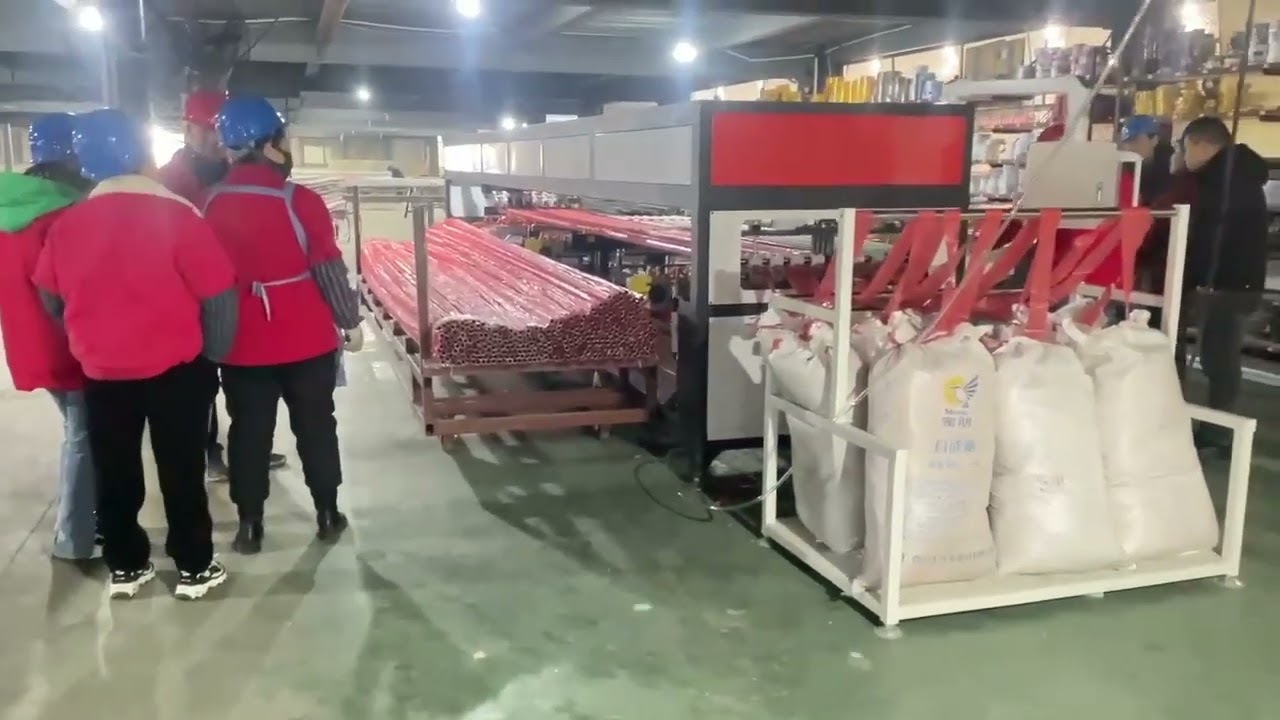 Aluminum profile multi-branch automatic bagging machine